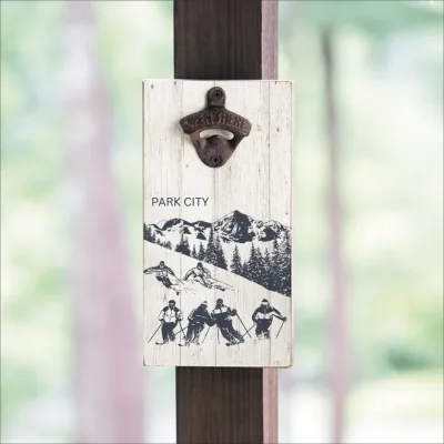 Park City Retro Ski Run Bottle Opener