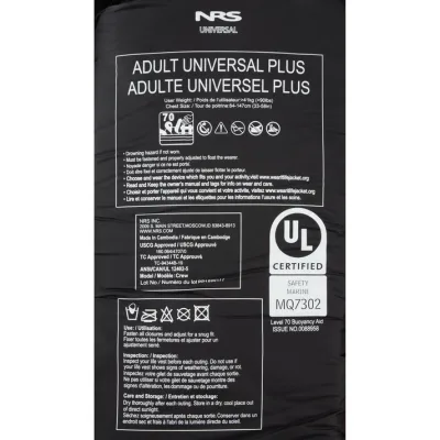 Giubbotto salvagente NRS Crew Universal PFD